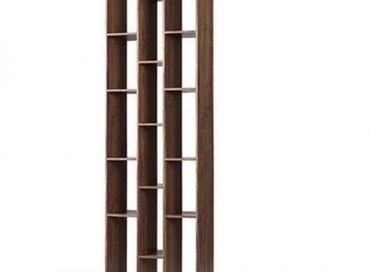 Bookshelf Bookcase Shelf Living Room Design Wood Brown New